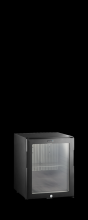 TEFCOLD TM33G-1 Minibar prosklené dveře, černá 